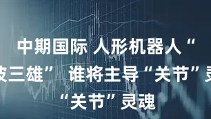 中期国际 人形机器人“谐波三雄”  谁将主导“关节”灵魂